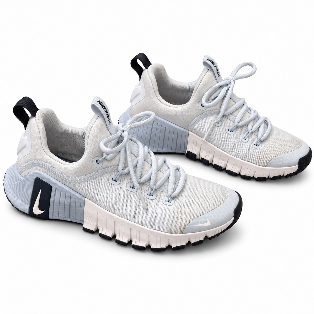 Nike Metcon 6 Shoes Women 6.5 Blue Tint Free CrossFit Training Weightlifting